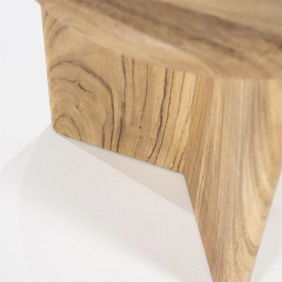 Bijzettafel Leoti | Naturel Acaciahout - Afbeelding 5