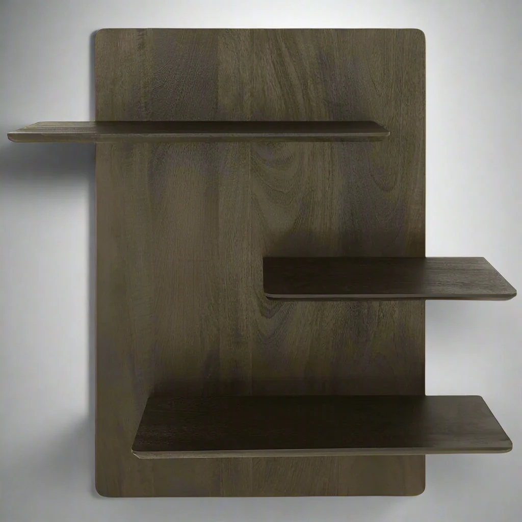 Wanddecoratie Seco | Bruin Mangohout - Afbeelding 2