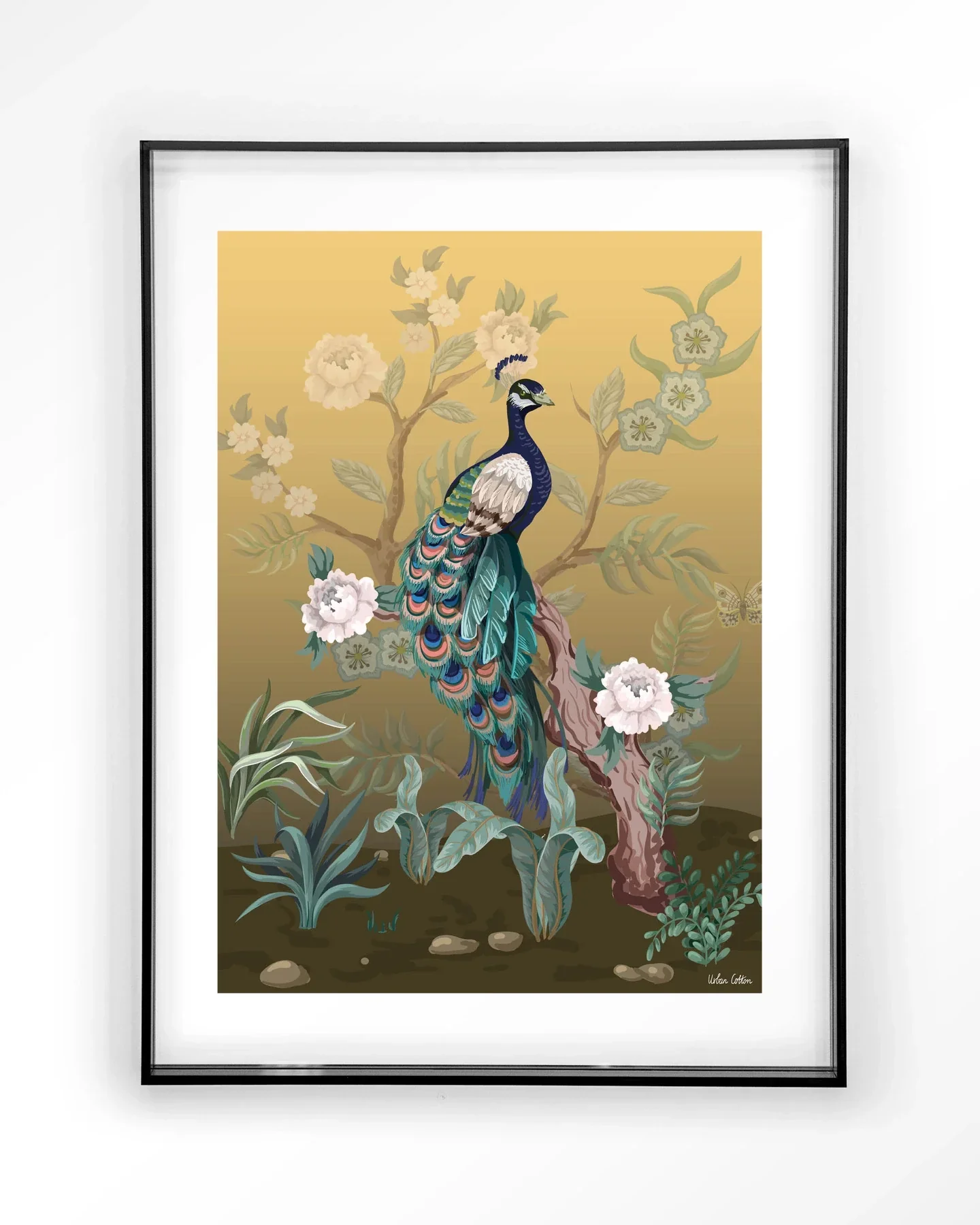 Peacock - Moderne Wanddecoratie | Artprint, Glass Art & Wandkleed - Afbeelding 4