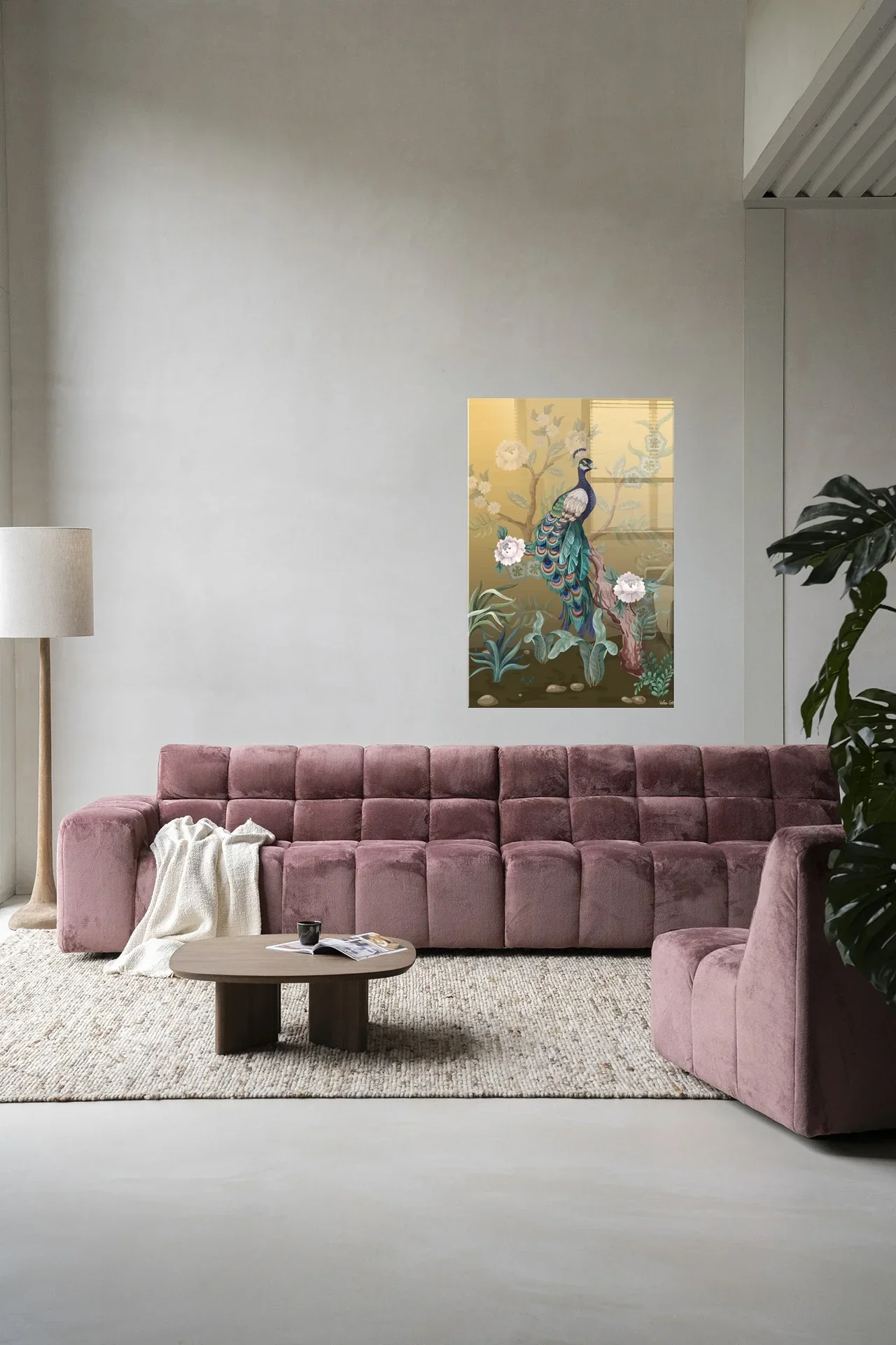 Peacock - Moderne Wanddecoratie | Artprint, Glass Art & Wandkleed - Afbeelding 7