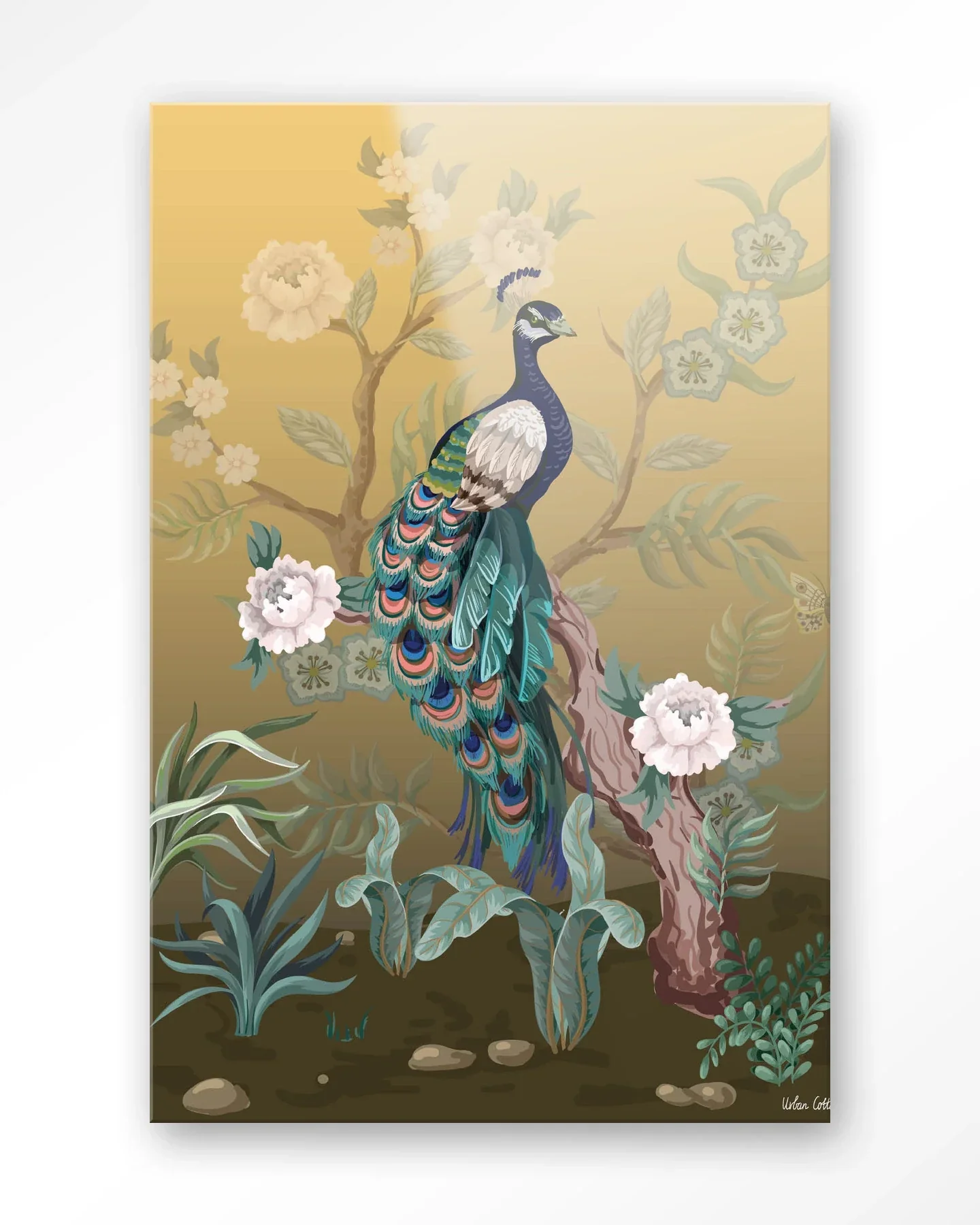 Peacock - Moderne Wanddecoratie | Artprint, Glass Art & Wandkleed - Afbeelding 5