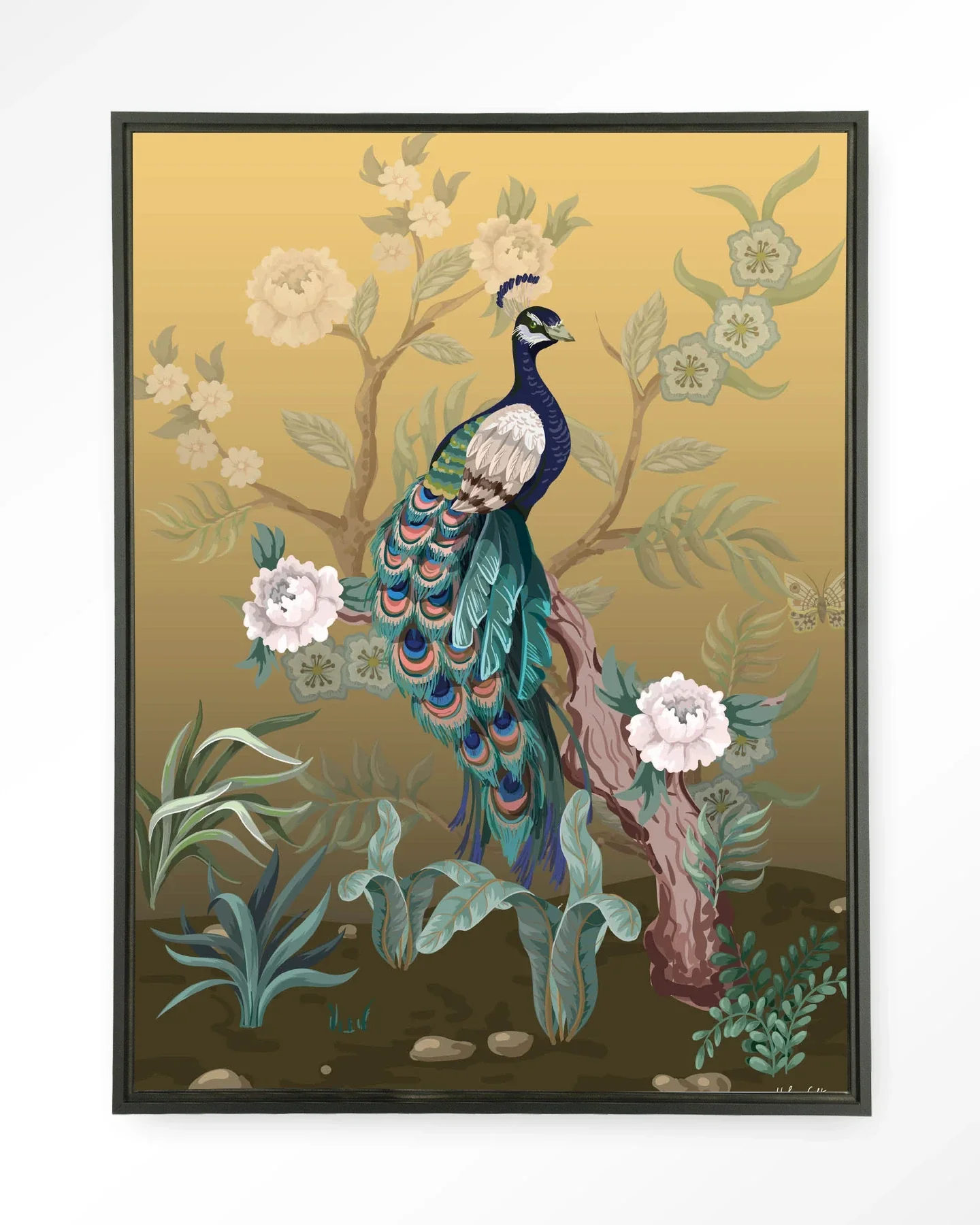 Peacock - Moderne Wanddecoratie | Artprint, Glass Art & Wandkleed - Afbeelding 6