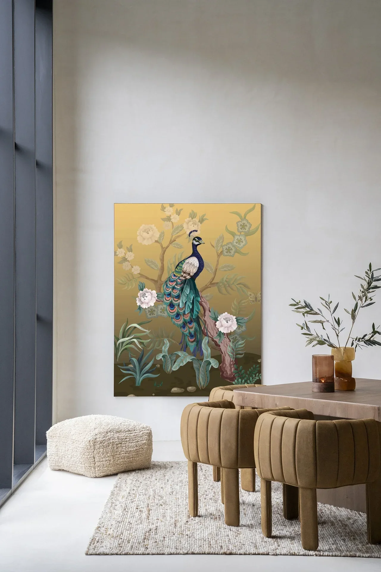 Peacock - Moderne Wanddecoratie | Artprint, Glass Art & Wandkleed - Afbeelding 8