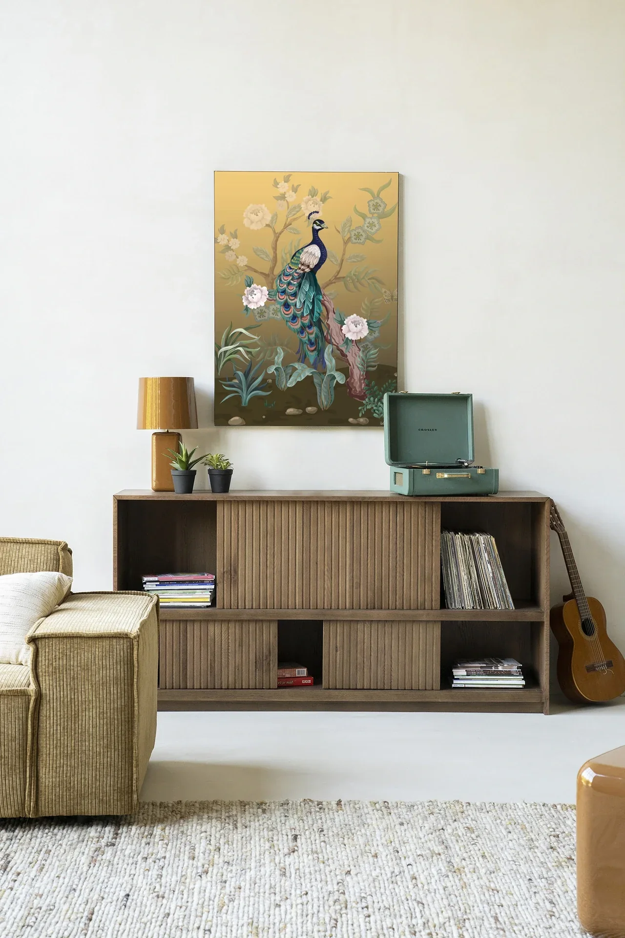 Peacock - Moderne Wanddecoratie | Artprint, Glass Art & Wandkleed - Afbeelding 9