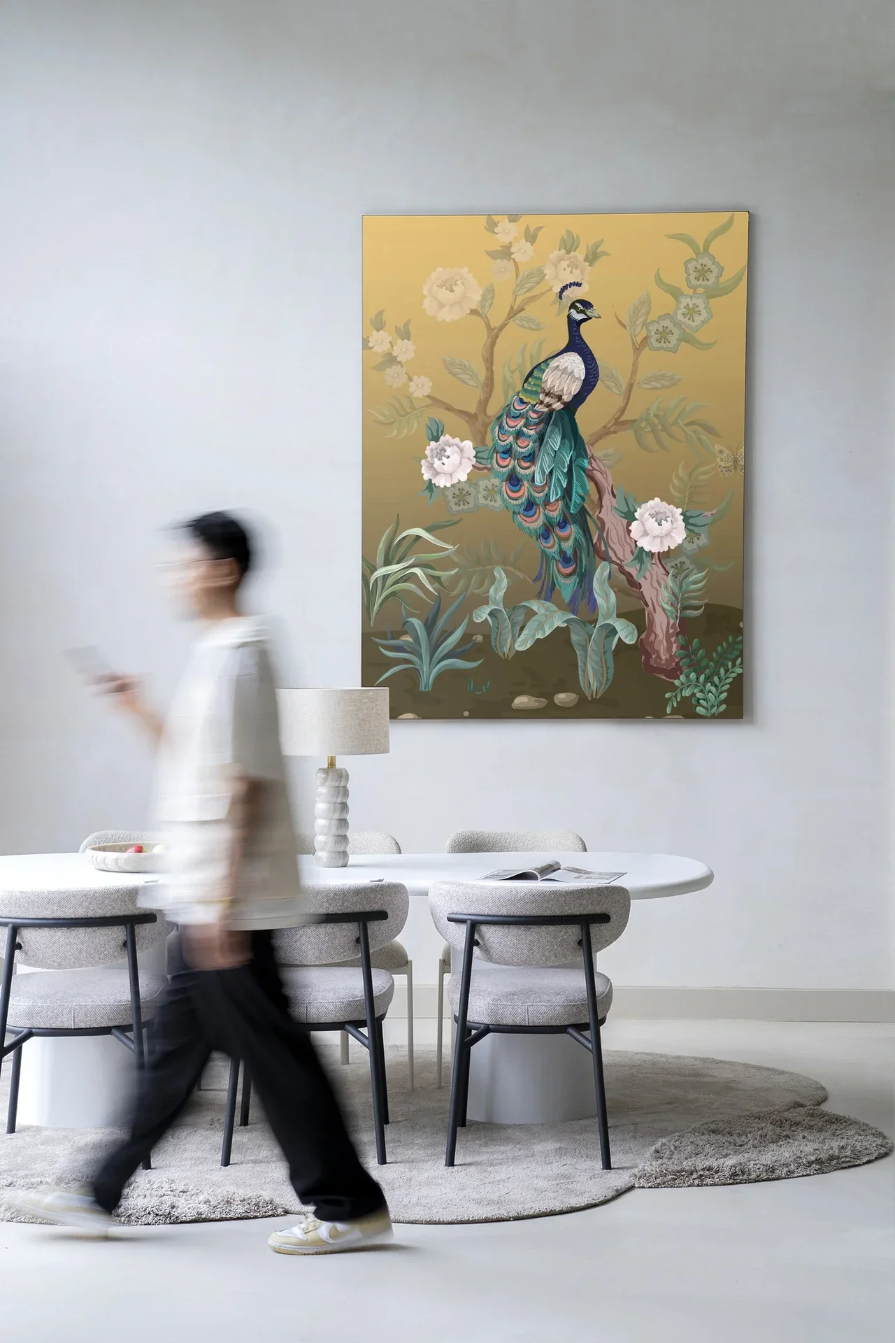 Peacock - Moderne Wanddecoratie | Artprint, Glass Art & Wandkleed - Afbeelding 3