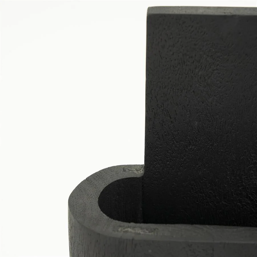 Wand decoratie Isis | Zwart Mangohout - Afbeelding 6