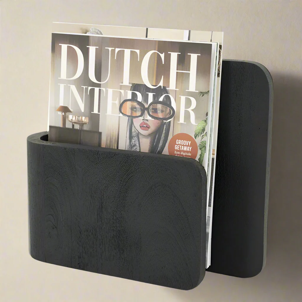 Wand decoratie Isis | Zwart Mangohout - Afbeelding 2