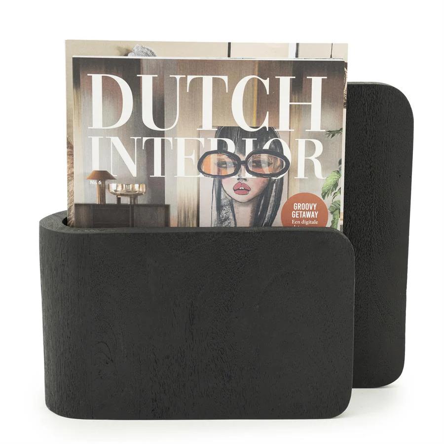 Wand decoratie Isis | Zwart Mangohout - Afbeelding 4