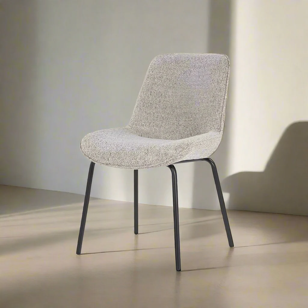 Eetkamerstoel Base | Taupe Stof - Afbeelding 2