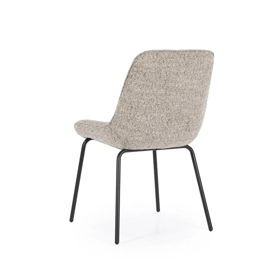Eetkamerstoel Base | Taupe Stof - Afbeelding 7
