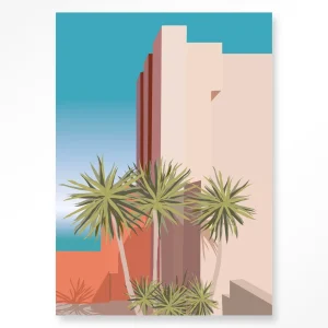 Tropical Place - Moderne Wanddecoratie | Artprint, Glass Art & Wandkleed