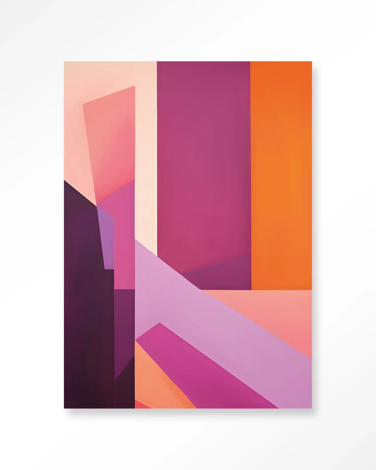 Folded Lines - Moderne Wanddecoratie | Artprint, Glass Art & Wandkleed - Afbeelding 2