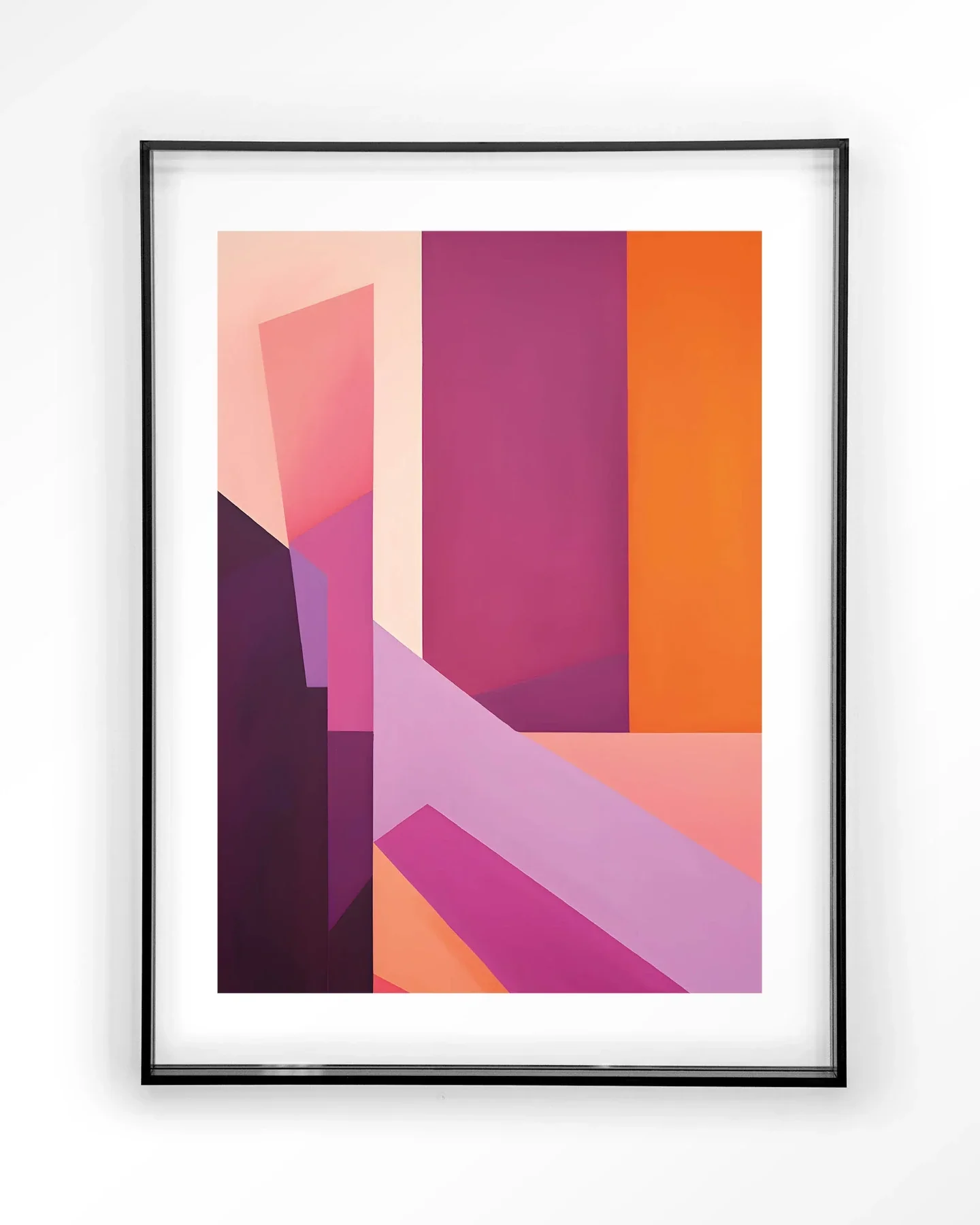 Folded Lines - Moderne Wanddecoratie | Artprint, Glass Art & Wandkleed - Afbeelding 4