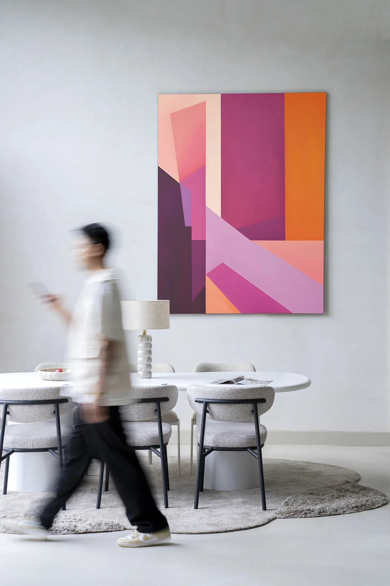 Folded Lines - Moderne Wanddecoratie | Artprint, Glass Art & Wandkleed - Afbeelding 8