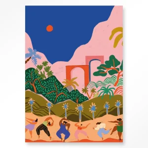 Dancing In Paradise - Moderne Wanddecoratie | Artprint, Glass Art & Wandkleed