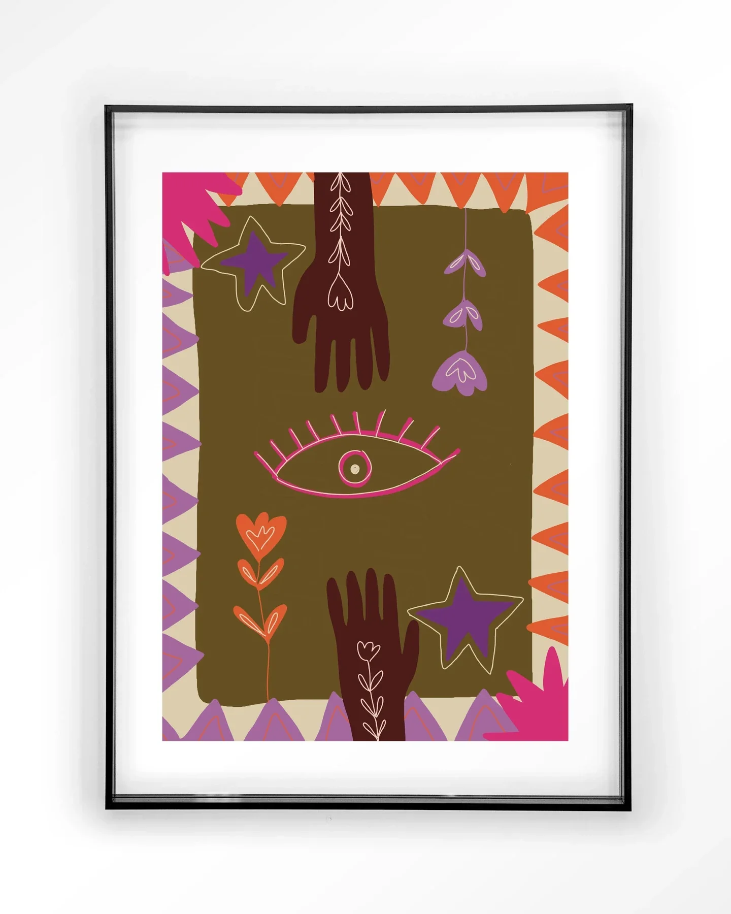 Hands - Moderne Wanddecoratie | Artprint, Glass Art & Wandkleed - Afbeelding 4