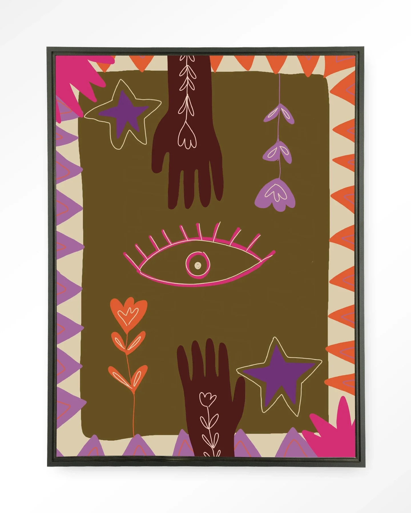 Hands - Moderne Wanddecoratie | Artprint, Glass Art & Wandkleed - Afbeelding 6