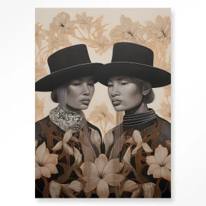 Lady Garden - Moderne Wanddecoratie | Artprint, Glass Art & Wandkleed