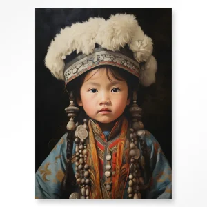 Traditional Child 1 - Moderne Wanddecoratie | Artprint, Glass Art & Wandkleed