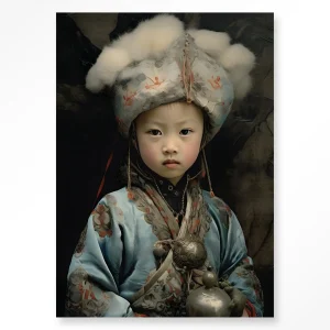 Traditional Child 2 - Moderne Wanddecoratie | Artprint, Glass Art & Wandkleed