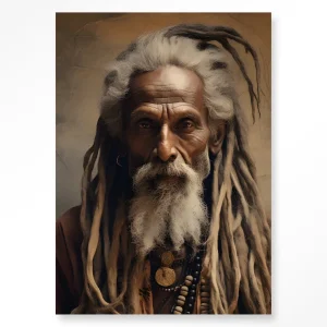 Wise Man - Moderne Wanddecoratie | Artprint, Glass Art & Wandkleed