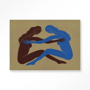 Serene Embrace - Moderne Wanddecoratie | Artprint, Glass Art & Wandkleed