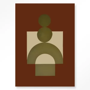 Forma 3 Red - Moderne Wanddecoratie | Artprint, Glass Art & Wandkleed