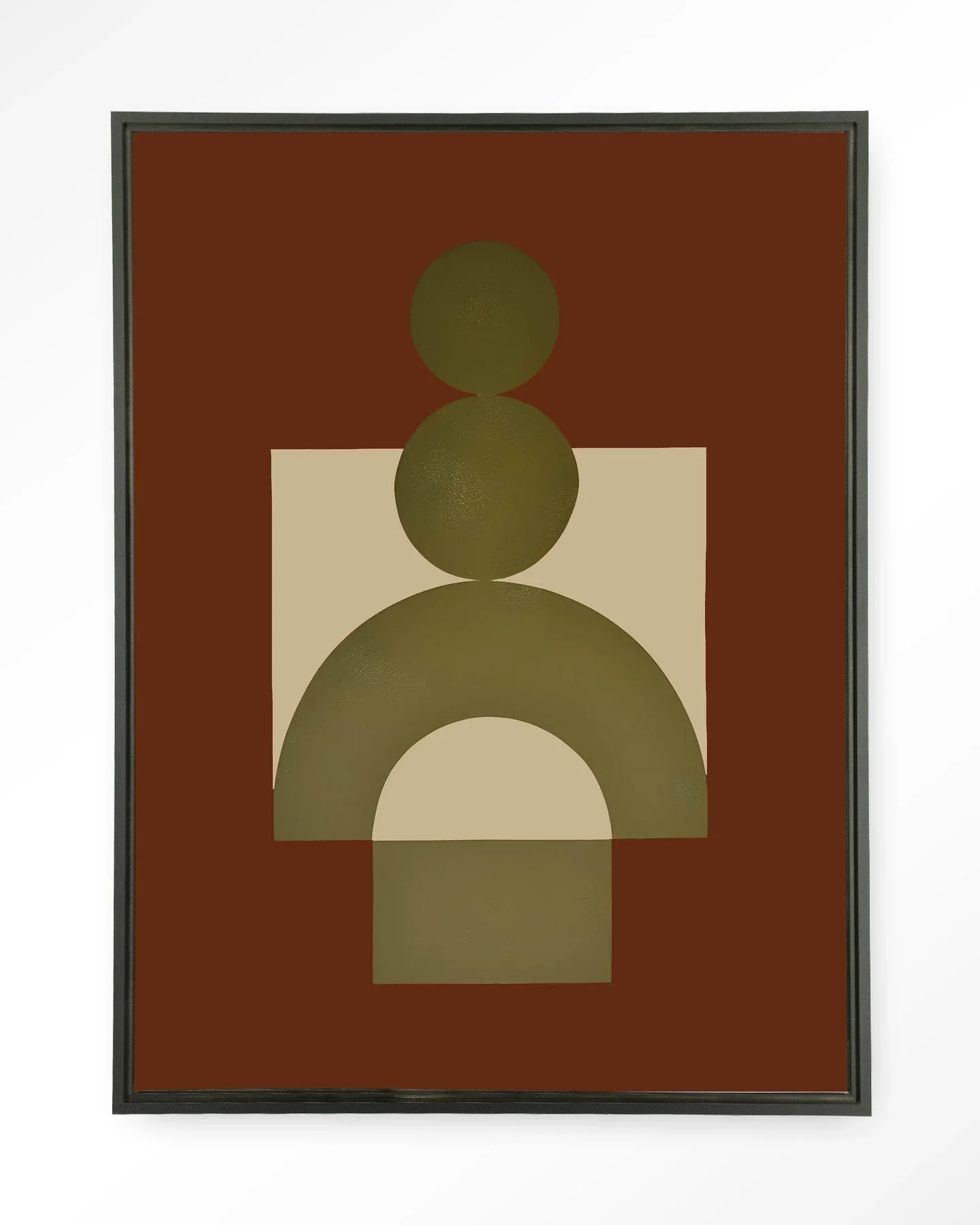 Forma 3 Red - Moderne Wanddecoratie | Artprint, Glass Art & Wandkleed - Afbeelding 6