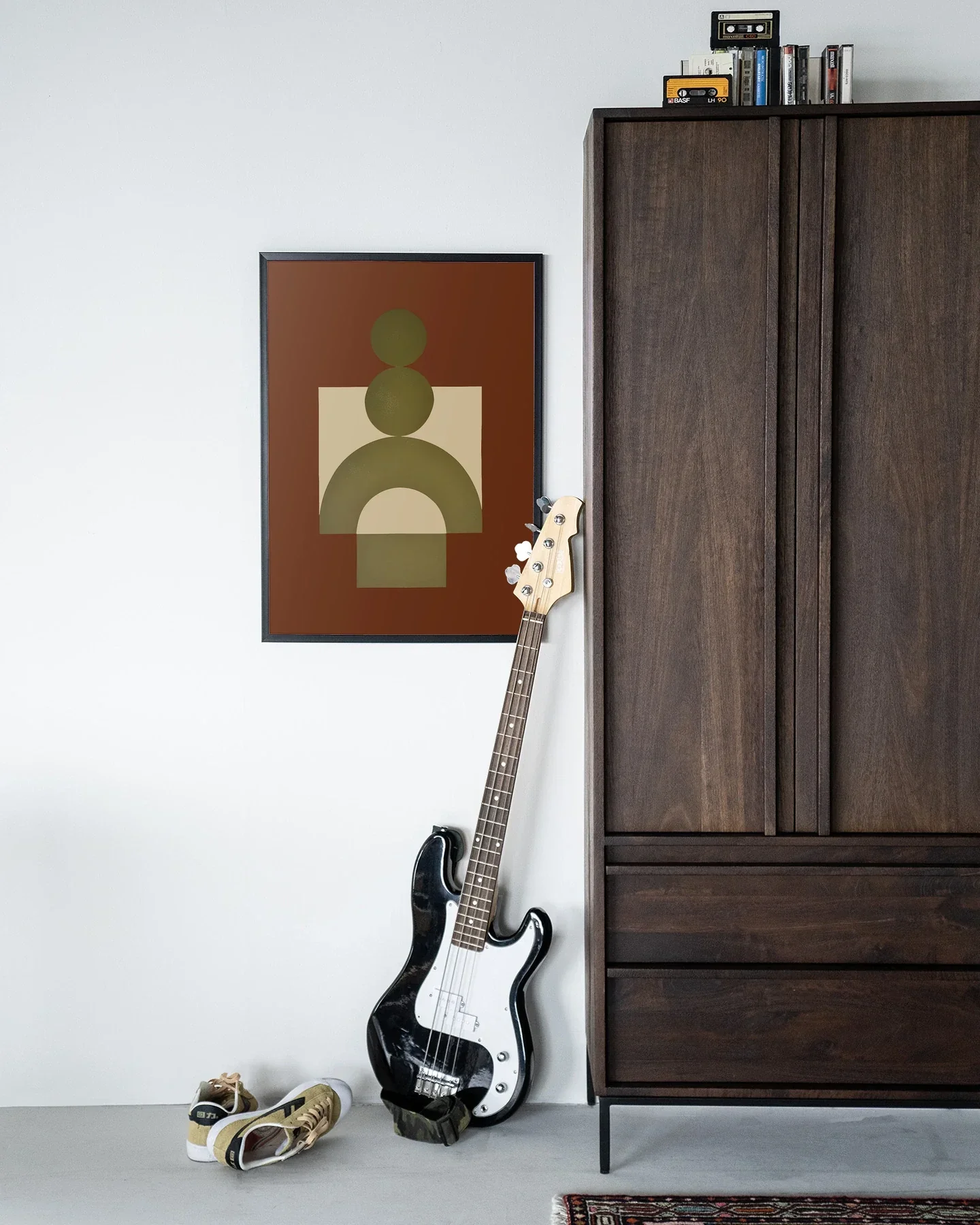 Forma 3 Red - Moderne Wanddecoratie | Artprint, Glass Art & Wandkleed - Afbeelding 7