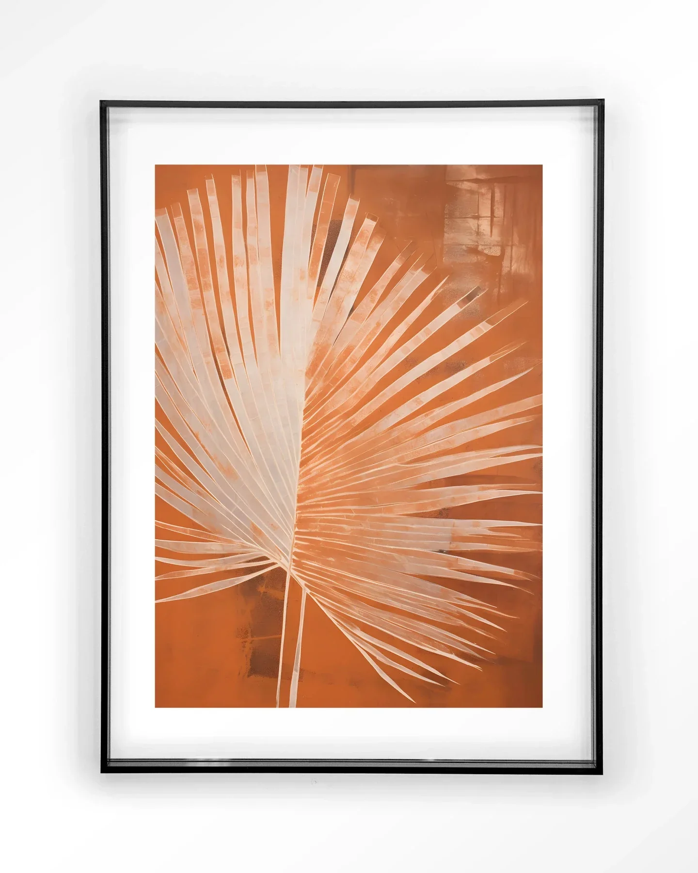 Rusty Palm - Moderne Wanddecoratie | Artprint, Glass Art & Wandkleed - Afbeelding 4