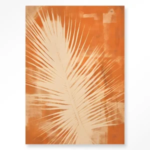 Rusty Leaf - Moderne Wanddecoratie | Artprint, Glass Art & Wandkleed