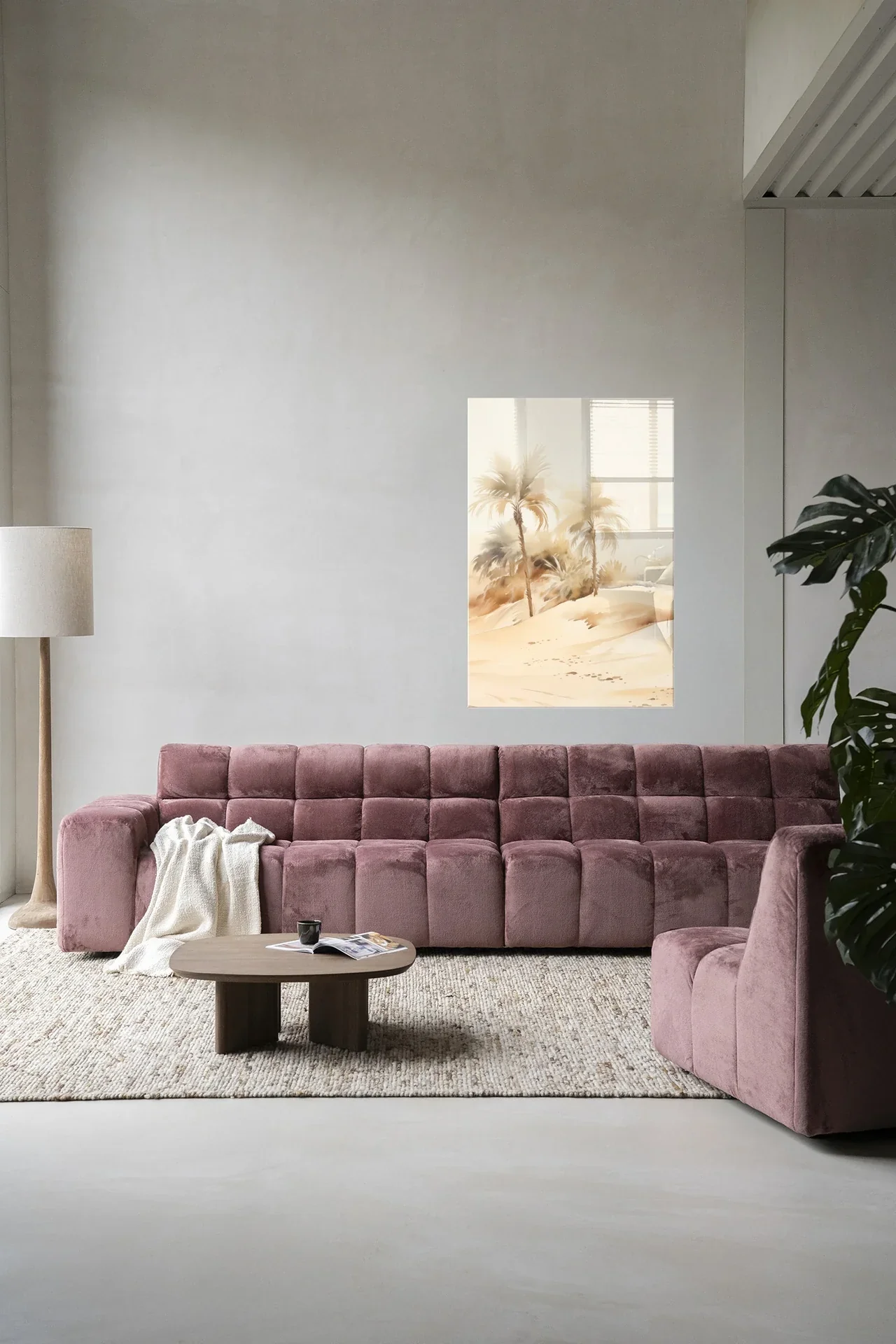 Palm Dust - Moderne Wanddecoratie | Artprint, Glass Art & Wandkleed - Afbeelding 8