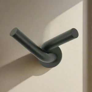 Wand decoratie Cronos | Zwart Metaal