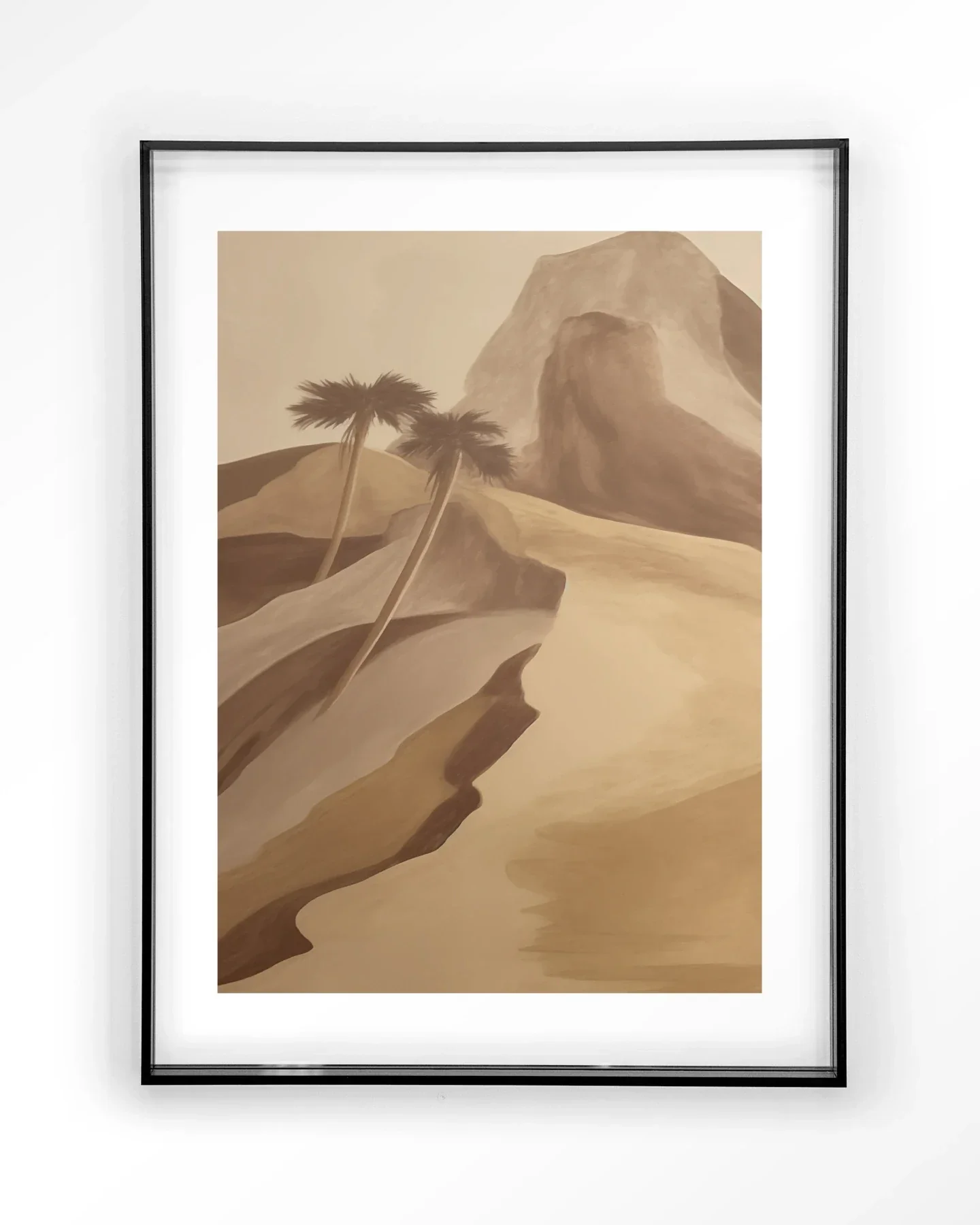 Rocky Palm - Moderne Wanddecoratie | Artprint, Glass Art & Wandkleed - Afbeelding 4