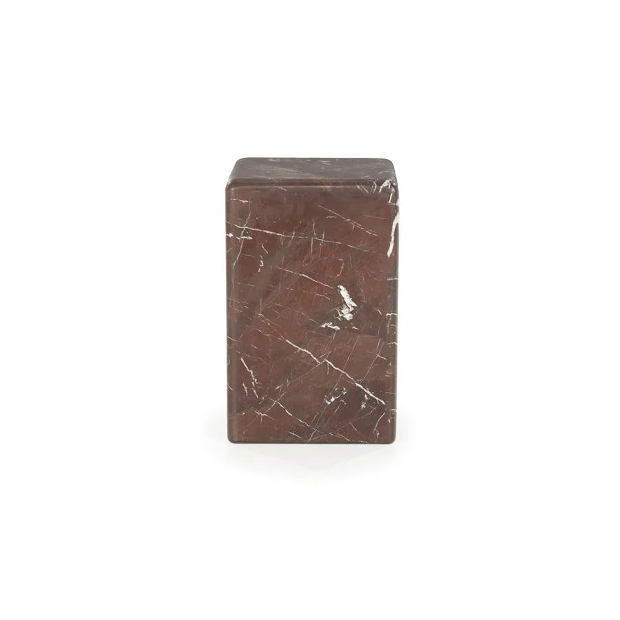 Bijzettafel Dice | Rood Marmer - Afbeelding 3