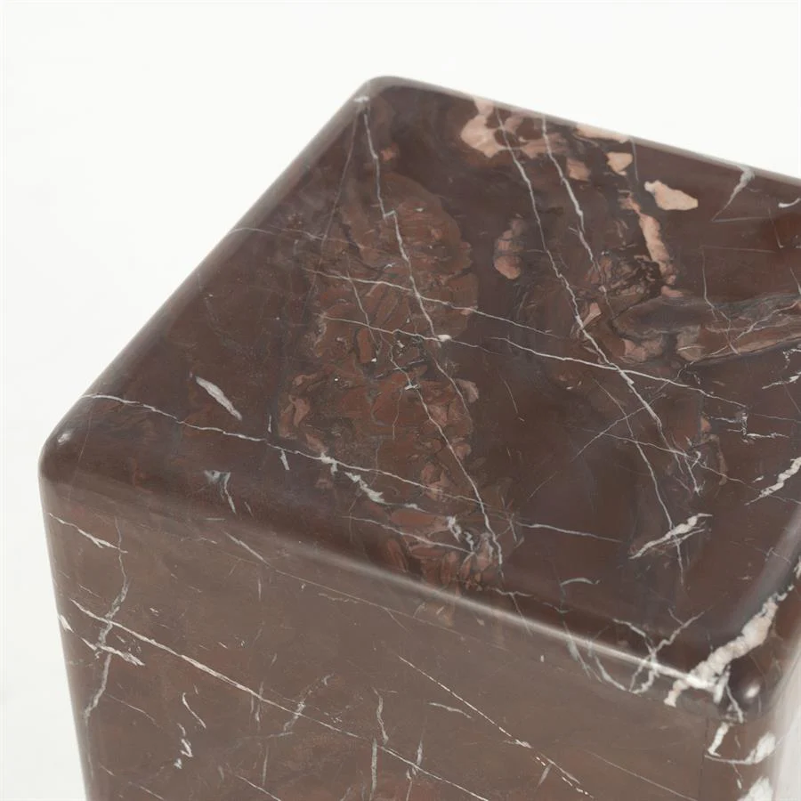 Bijzettafel Dice | Rood Marmer - Afbeelding 5