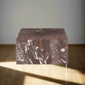 Salontafel Dice | Rood Marmer