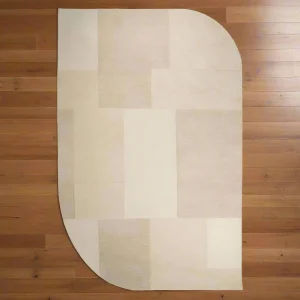 Vloerkleed Contour | Beige Wol