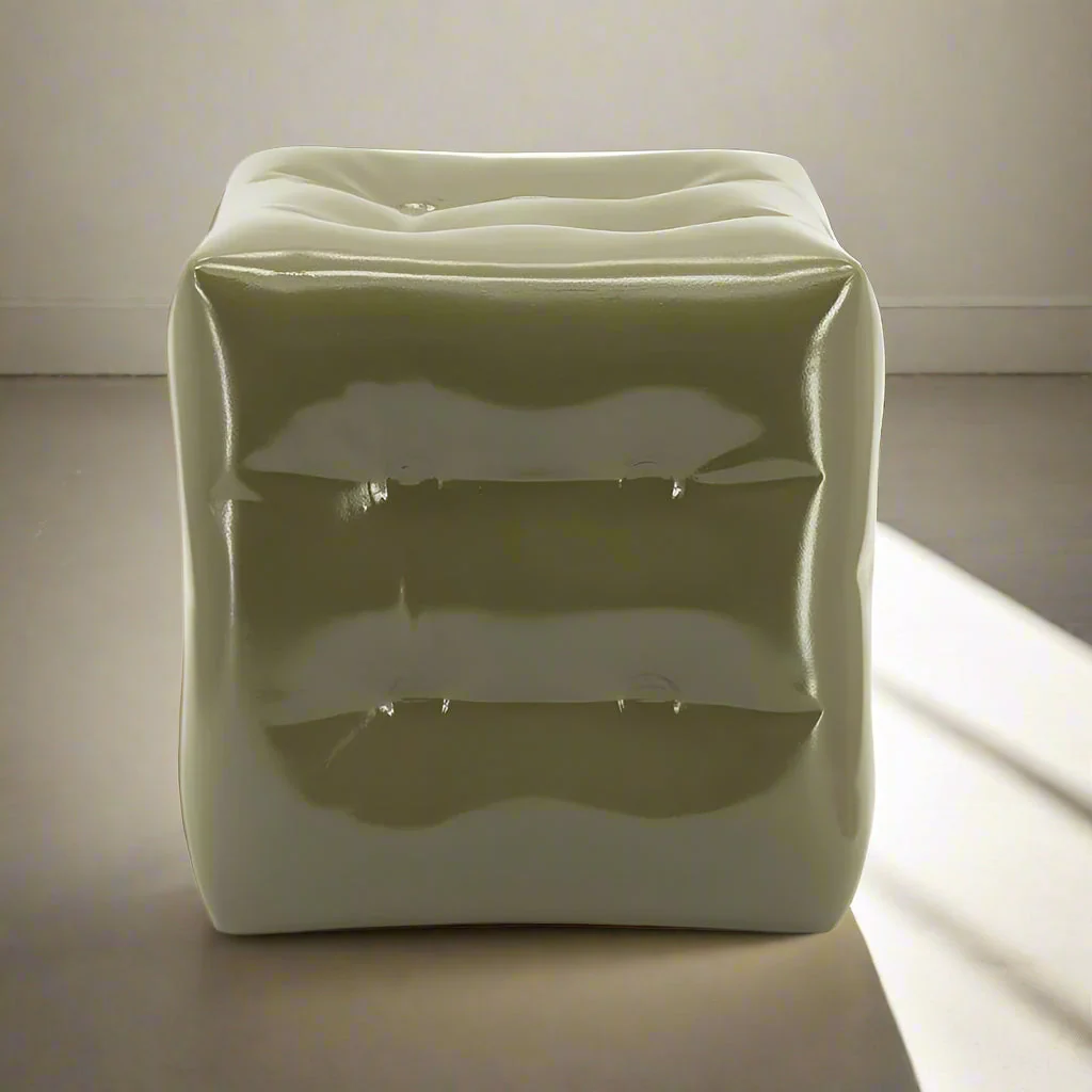 Poef Capti | Groen Magnesium Oxide