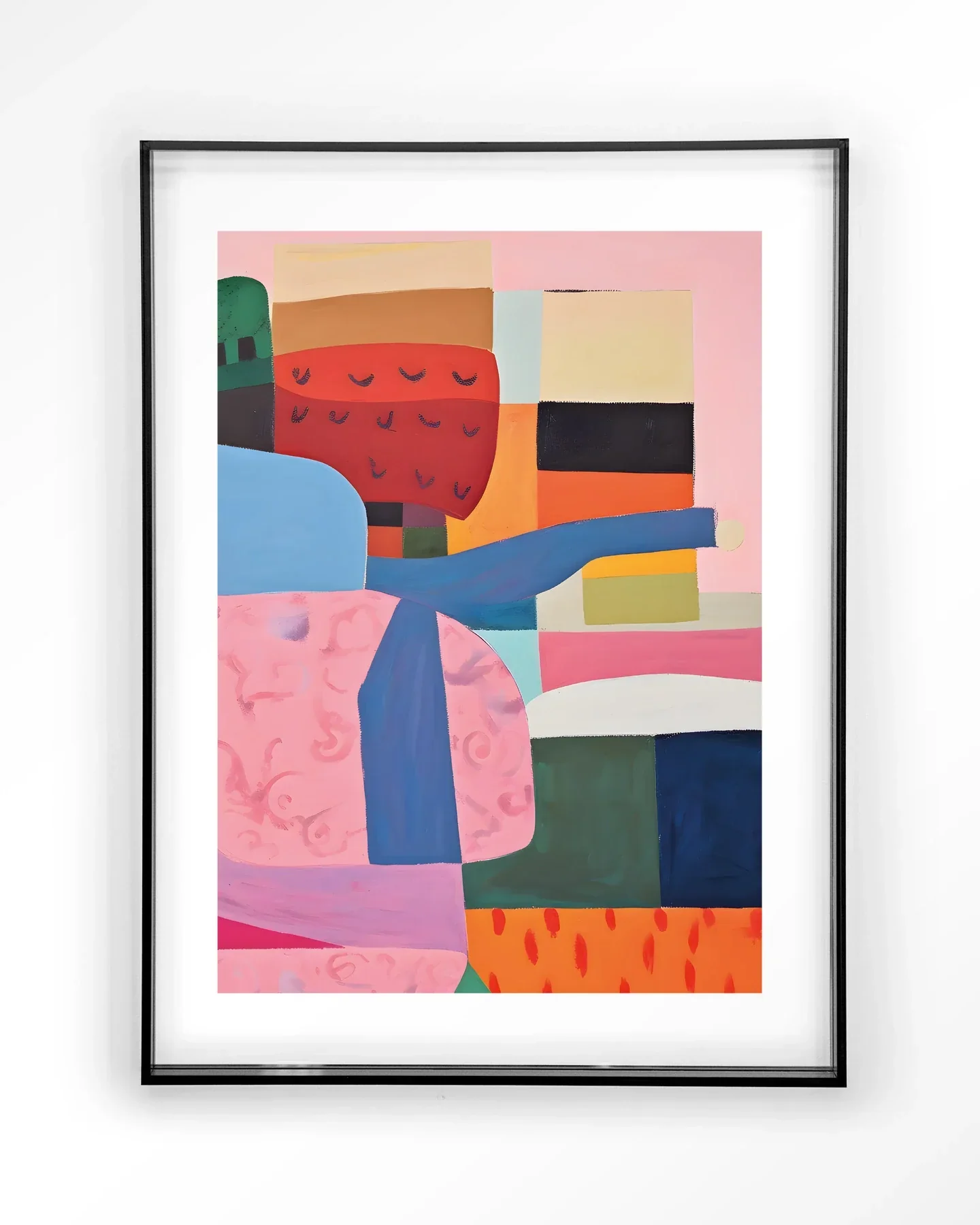 Colour Stacking - Moderne Wanddecoratie | Artprint, Glass Art & Wandkleed - Afbeelding 4