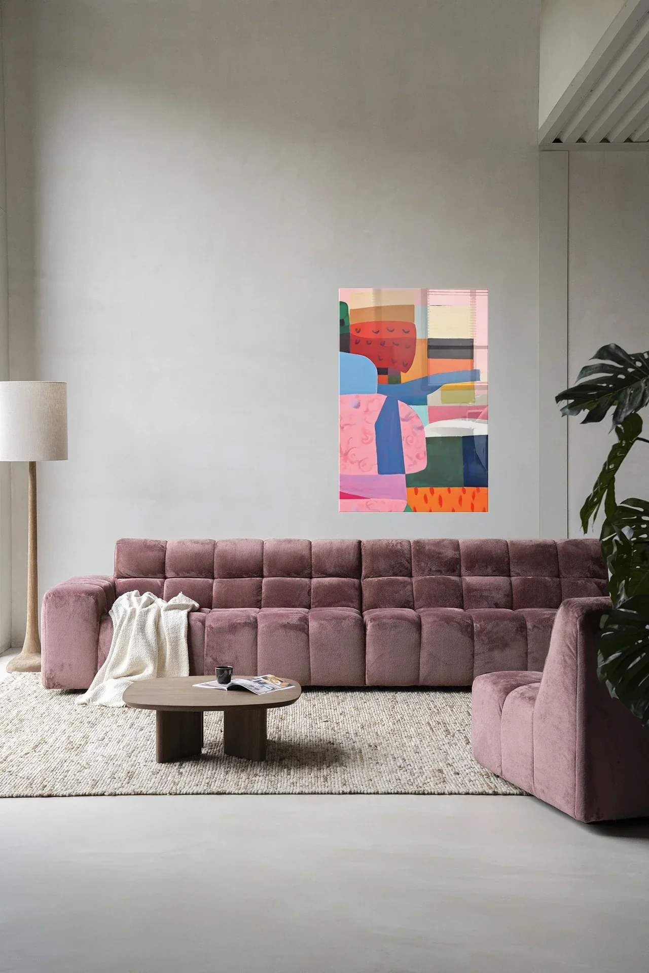 Colour Stacking - Moderne Wanddecoratie | Artprint, Glass Art & Wandkleed - Afbeelding 8