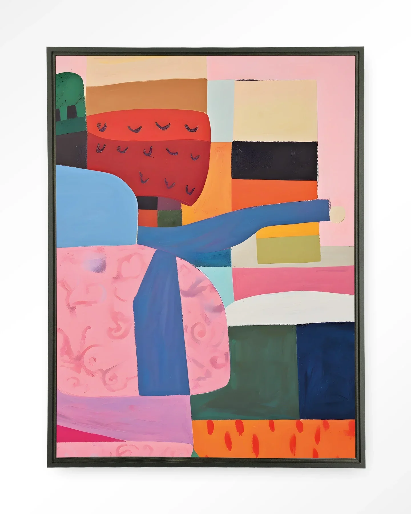 Colour Stacking - Moderne Wanddecoratie | Artprint, Glass Art & Wandkleed - Afbeelding 6