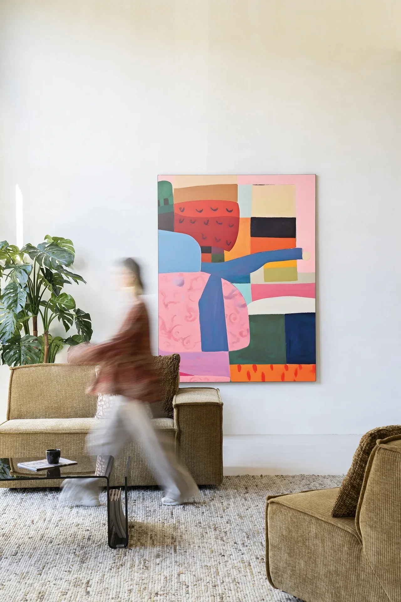 Colour Stacking - Moderne Wanddecoratie | Artprint, Glass Art & Wandkleed - Afbeelding 7