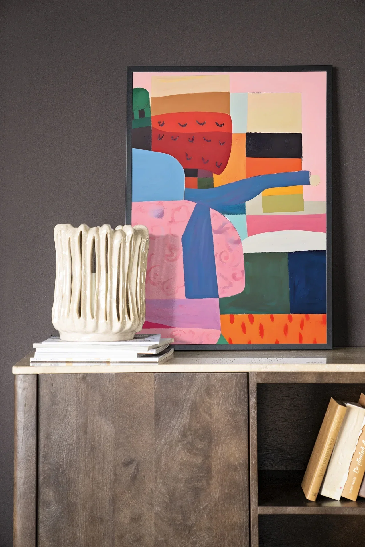 Colour Stacking - Moderne Wanddecoratie | Artprint, Glass Art & Wandkleed - Afbeelding 3