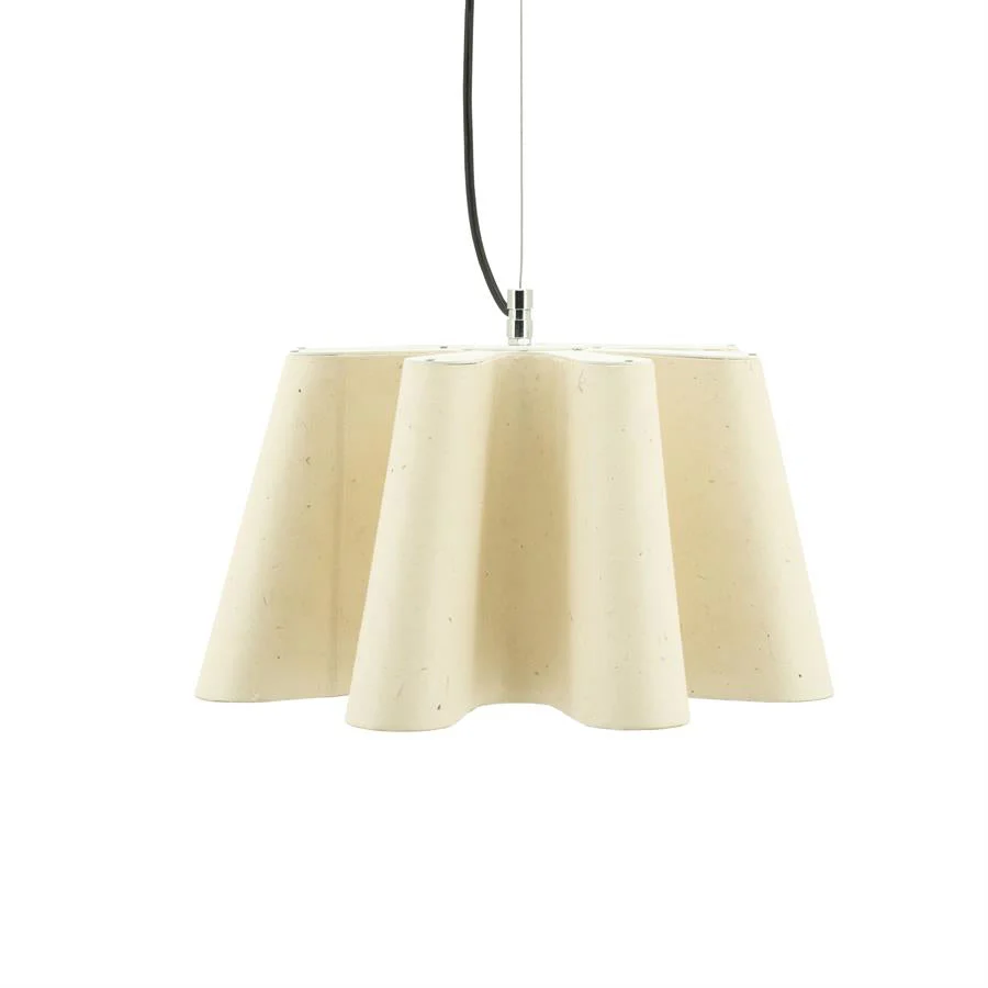 Hanglamp Livera | Naturel Papier & ijzer - Afbeelding 3