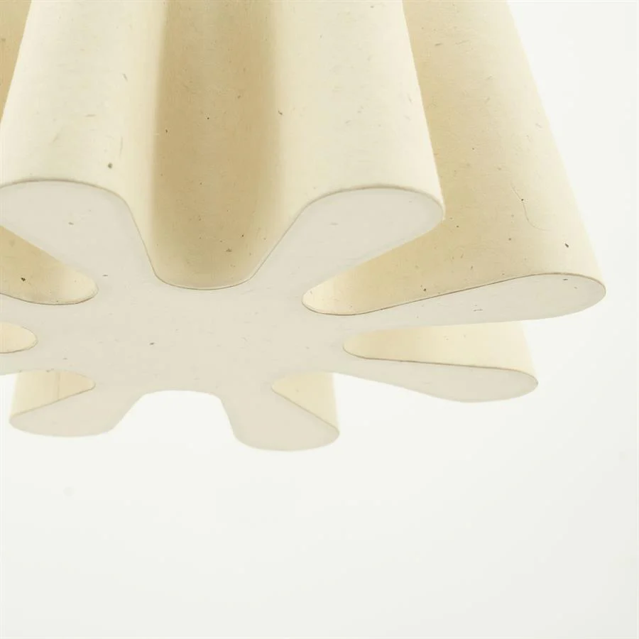 Hanglamp Livera | Naturel Papier & ijzer - Afbeelding 4