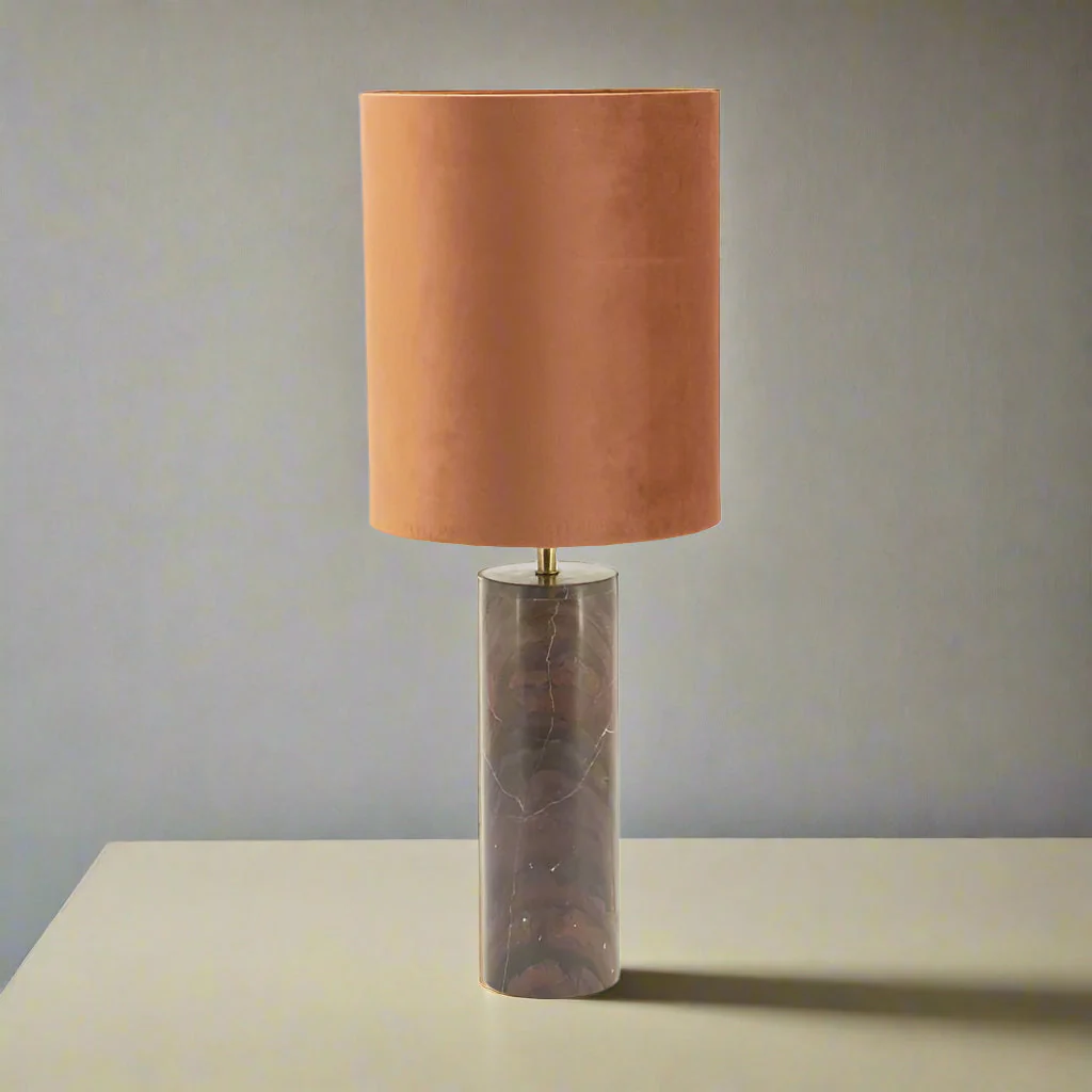 Tafellamp Rosso | Rood Marmer - Afbeelding 2