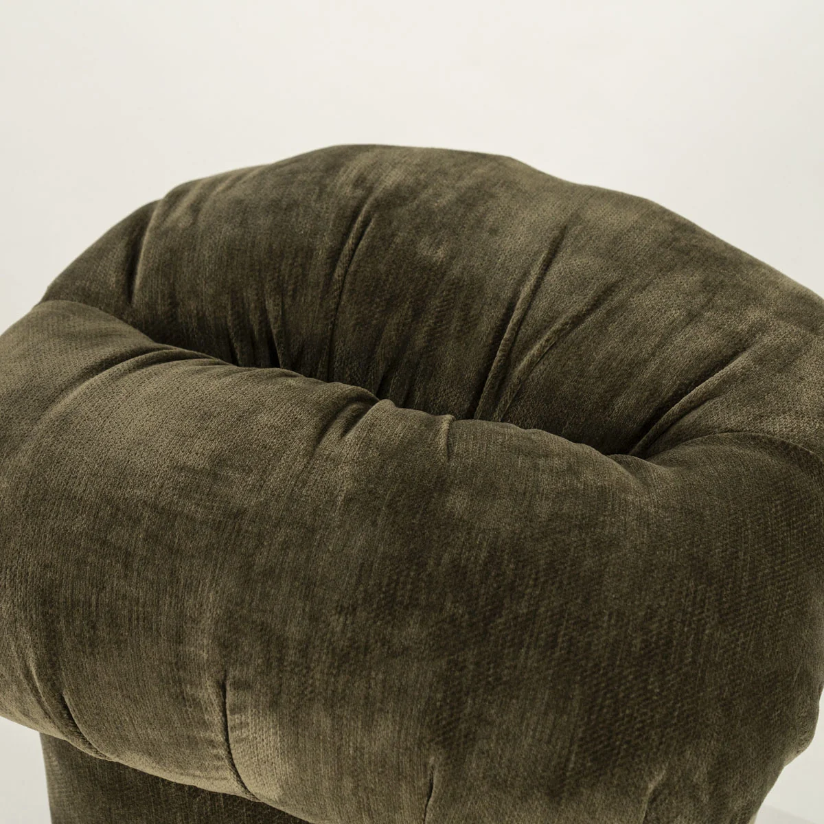 Poef Nook – stoffen zitpoef in beige - Afbeelding 8