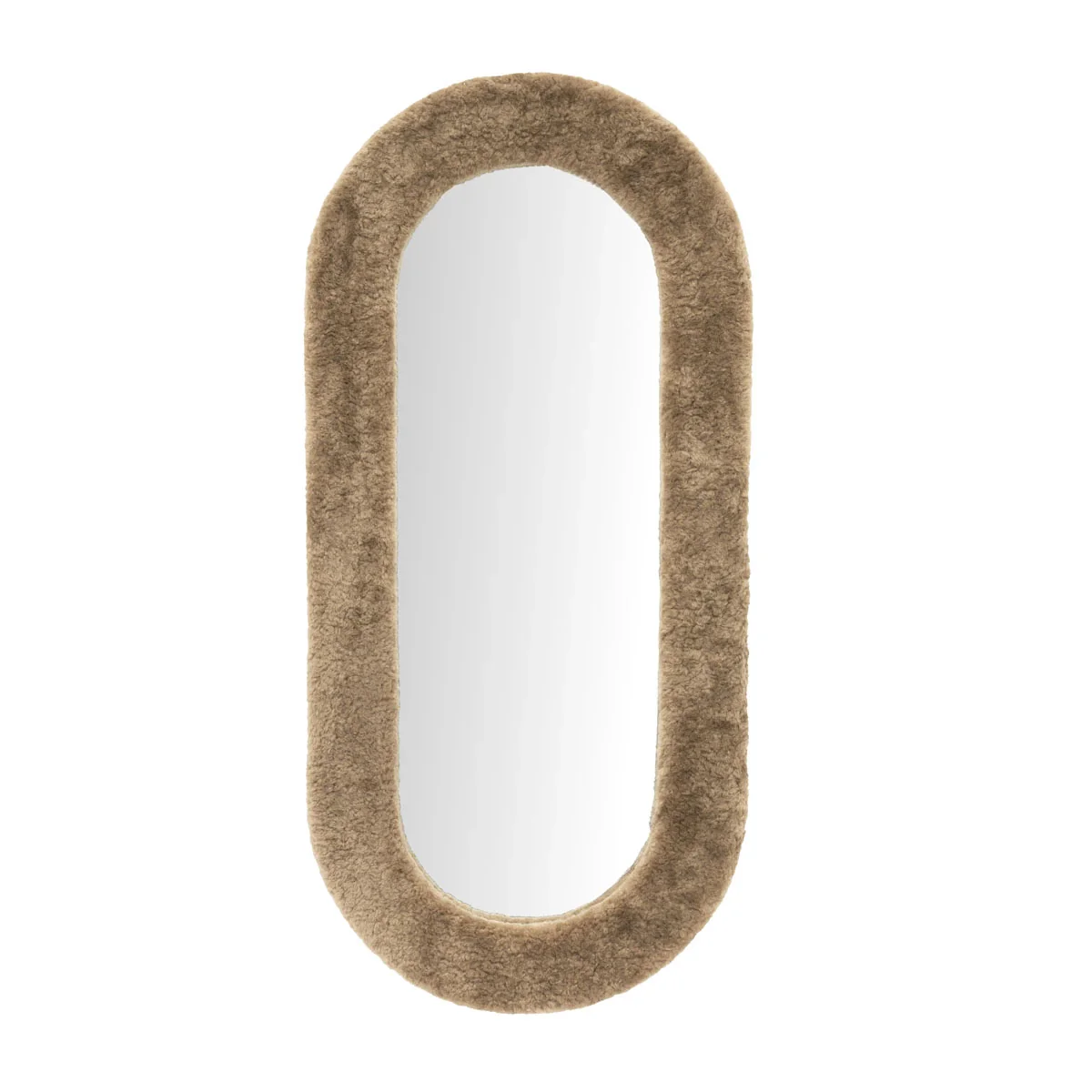 Teddy Spiegel Large – Bruin/Beige Wanddecoratie - Afbeelding 2