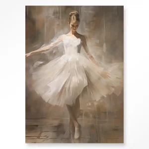 Dancing Ballerina - Moderne Wanddecoratie | Artprint, Glass Art & Wandkleed